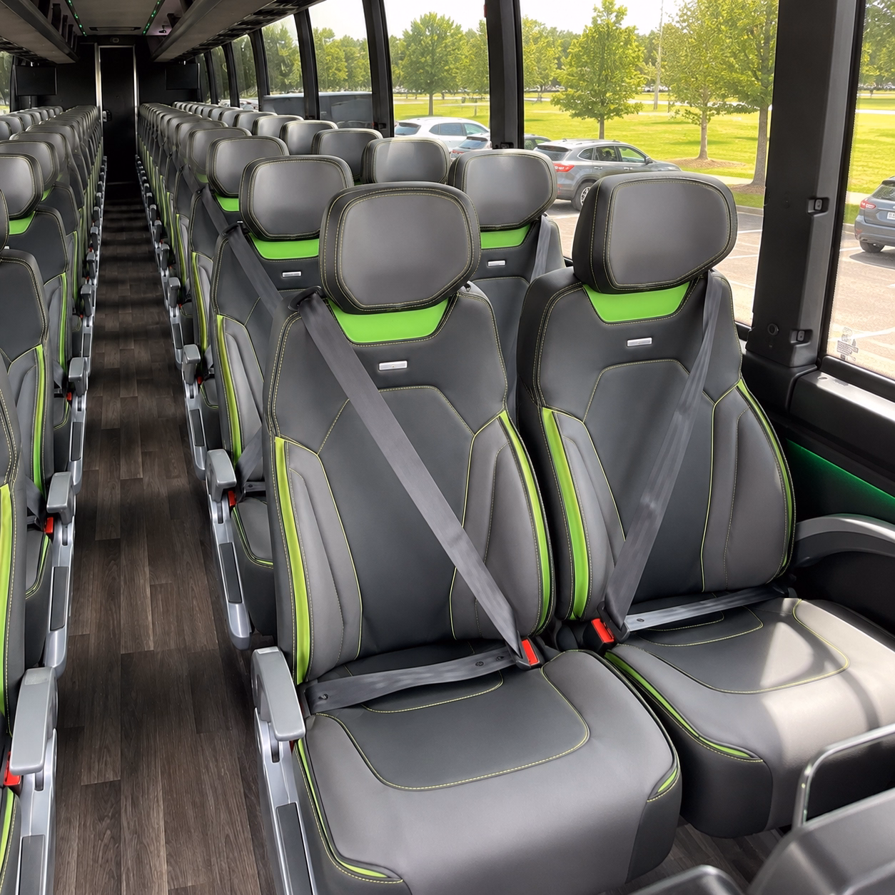 elizabeth corporate event transportation onboard seating