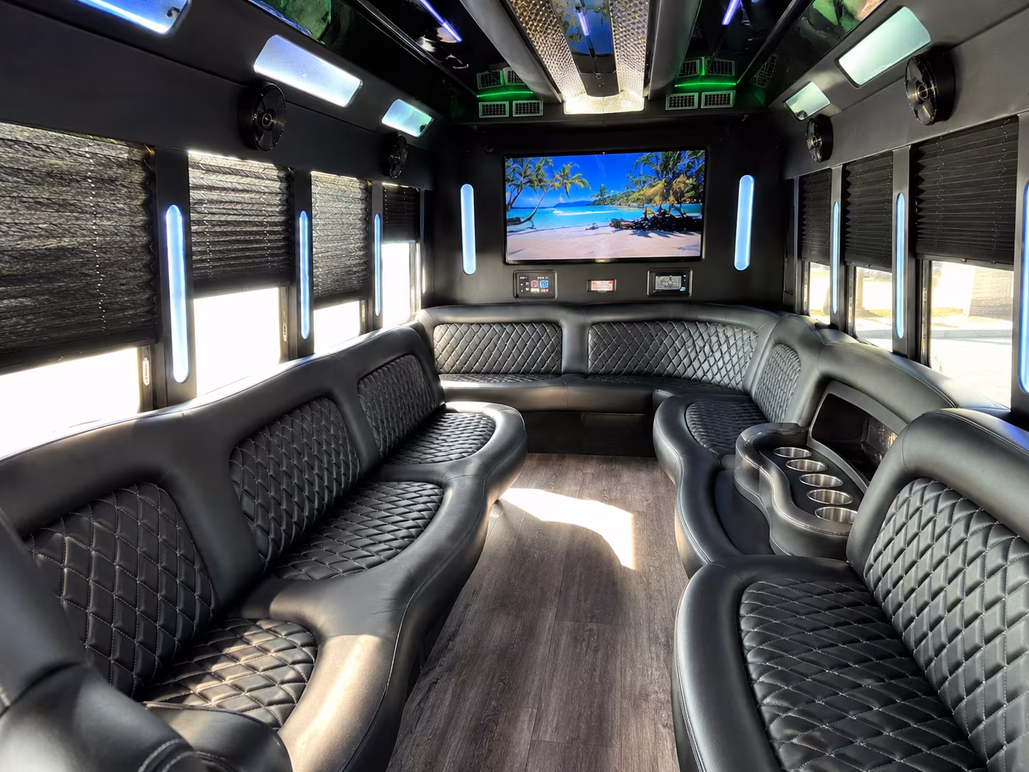 elizabeth corporate party bus rental