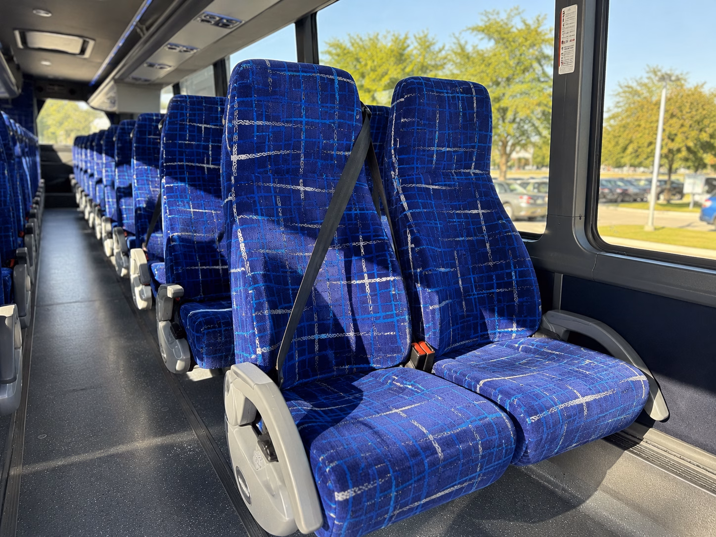 elizabeth religious group transportation onboard seating