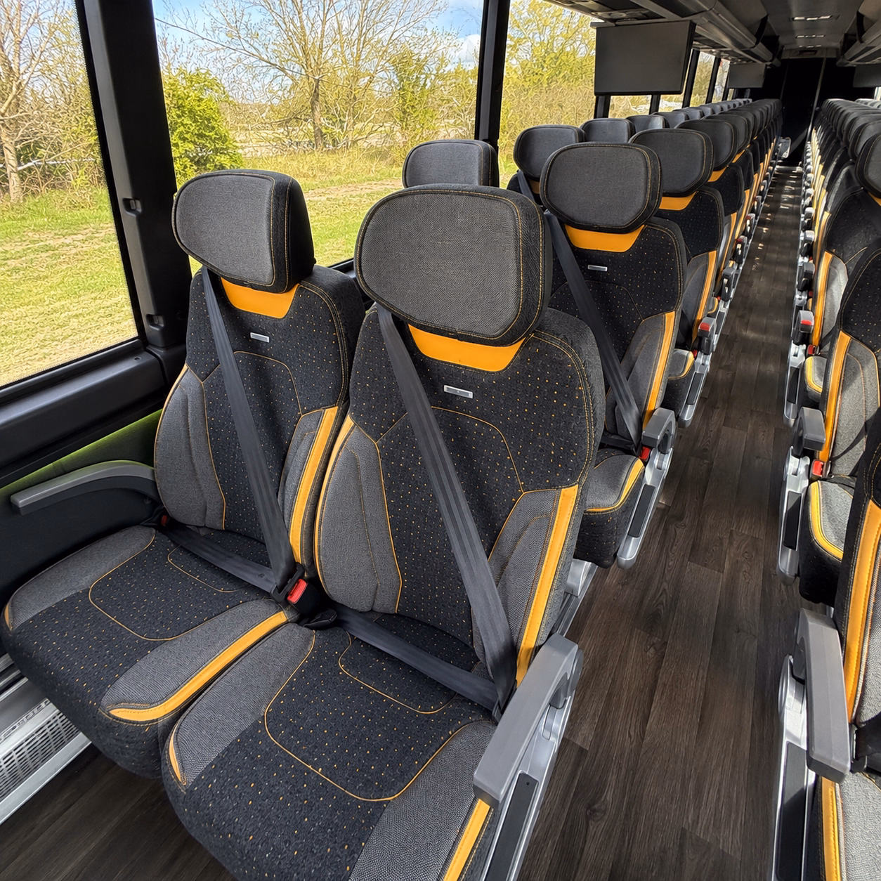 paterson easy corporate transportation with a paterson charter bus
