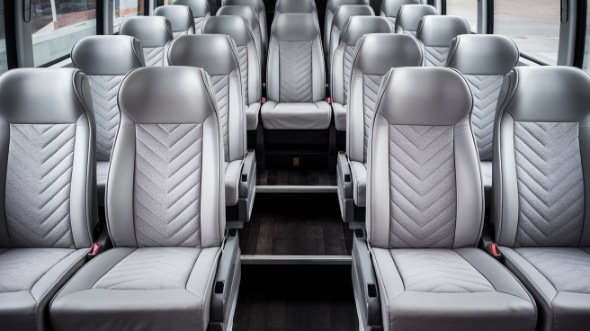 15 passenger minibus interior