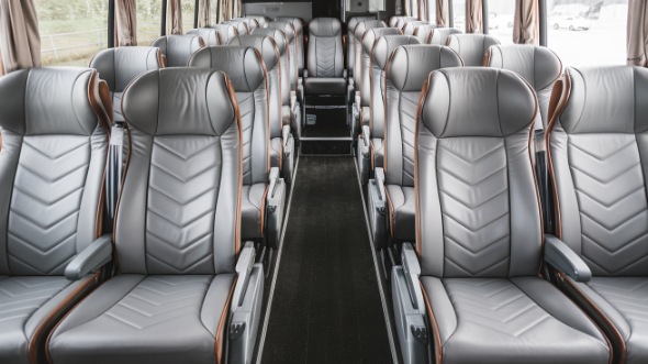 55 passenger charter bus interior jersey city