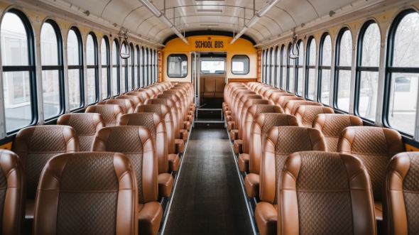 school bus rental inside